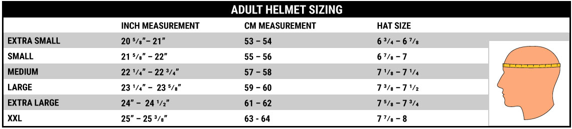 One Industries Youth Size Chart