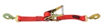 2" x 7' Ratchet Strap with Twisted Snap Hooks