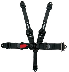 Off-Road/Desert 16.1 Racer Series Latch & Link Restraints - 3inch x 3into2inch Transition w/Ratchet Lap Belt Adjuster